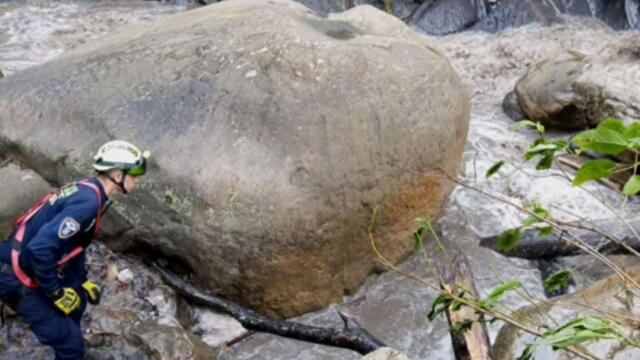 Sigue búsqueda de dos jóvenes desaparecidas tras ser arrastradas por creciente de río Calandaima