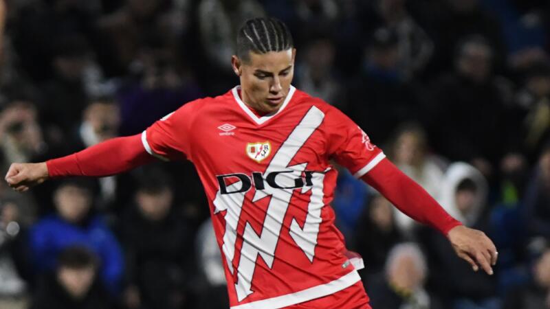 James Rodríguez con el Rayo Vallecano James Rodríguez con el Rayo Vallecano