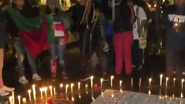 Velatón en Popayán por las víctimas de la masacre en Tacueyó