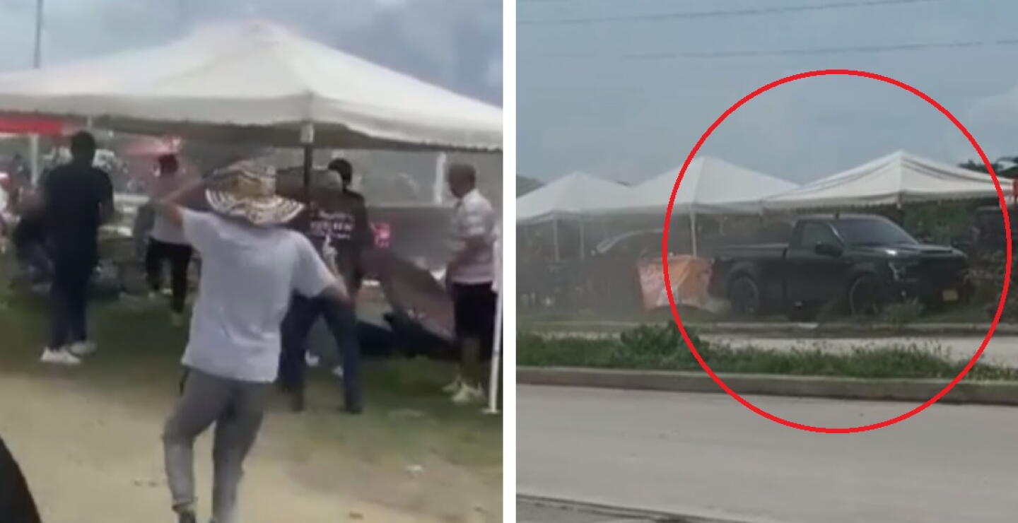 Accidente durante carrera en Santa Marta: camioneta perdió el control y se salió de la vía