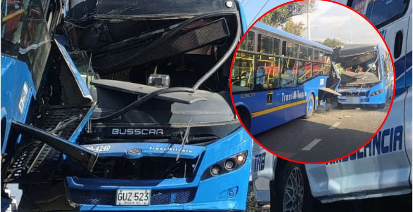 Choque entre dos buses del SITP en Bogotá deja 19 heridos: ¿por qué ocurrió el accidente?