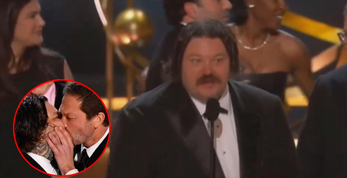 El inesperado beso en los Emmy 