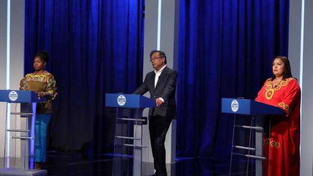 Francia Márquez, Gustavo Petro y Arelis Uriana, precandidatos del Pacto Histórico. Francia Márquez, Gustavo Petro y Arelis Uriana, precandidatos del Pacto Histórico.