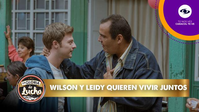 Wilson y Leidy les cuentan sus planes a Lucho y Gloria en La Gloria de Lucho.