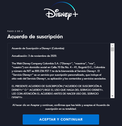 Disney Plus Colombia