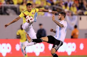Jeison Murillo en un partido con la Selección Colombia. 