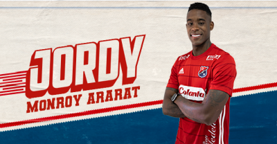 Jordy Monroy, nuevo jugador del Medellín.