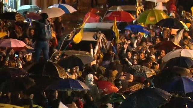 Así celebraron jóvenes en Bogotá la elección de Gustavo Petro y Francia Márquez Así celebraron jóvenes en Bogotá la elección de Gustavo Petro y Francia Márquez