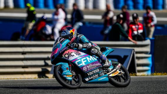 David Alonso en el GP de España. David Alonso en el GP de España.