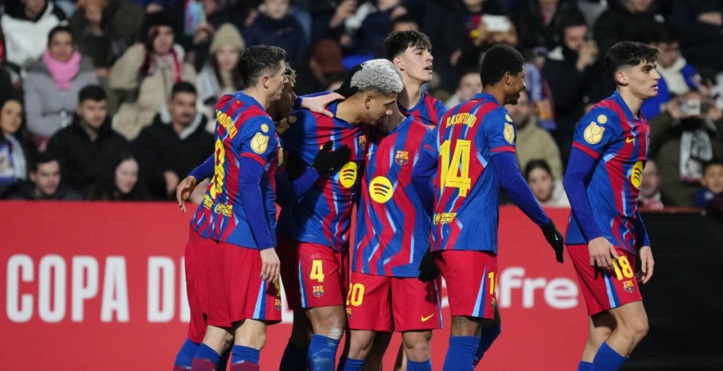 Barcelona avanzó a semifinales de la Copa del Rey.
