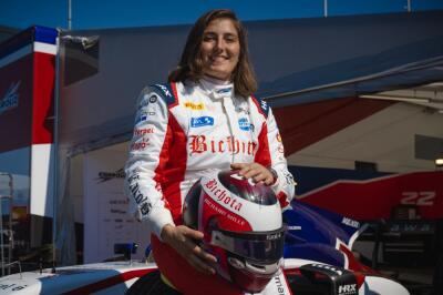 Tatiana Calderón, piloto colombiana, se prepara para correr las 6 Horas de Watkins Glen, del campeonato IMSA SportsCar Tatiana Calderón, piloto colombiana, se prepara para correr las 6 Horas de Watkins Glen, del campeonato IMSA SportsCar