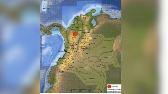 Temblor de magnitud 5.1 con epicentro en Tarazona, Antioquia Temblor de magnitud 5.1 con epicentro en Tarazona, Antioquia