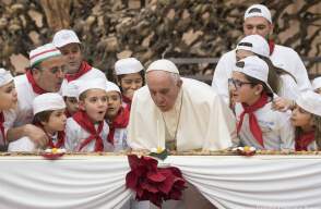 297669_BLU Radio. Así celebró el papa Francisco su cumpleaños número 81 // Foto: AFP