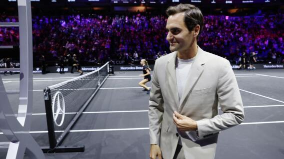 Roger Federer, extenista suizo. Roger Federer, extenista suizo.