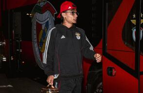 Richard Ríos, volante colombiano que milita en Benfica. 