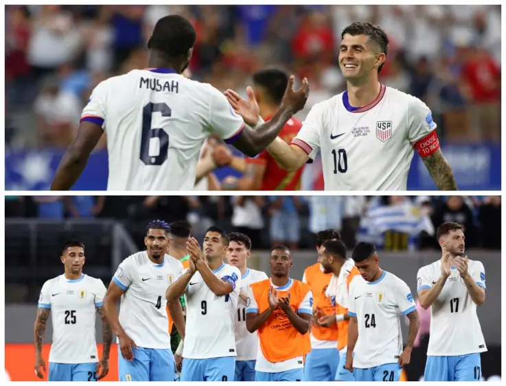 Estados Unidos y Uruguay se enfrentan este lunes en la Copa América 2024.
