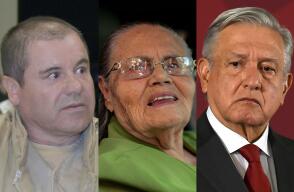 359193_Joaquín 'El Chapo' Guzmán, Consuelo Loera y Andrés Manuel López Obrador // Fotos: AFP