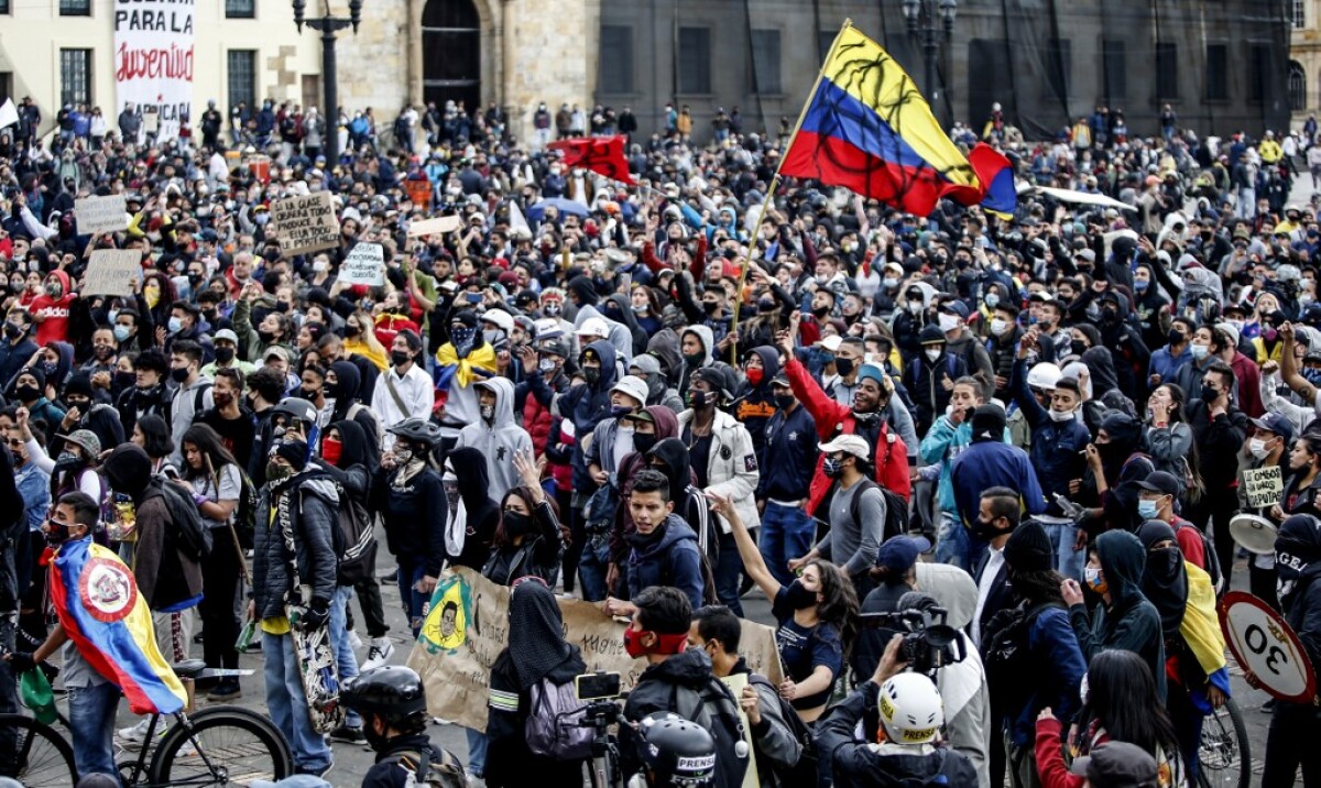 Protestas en Bogotá