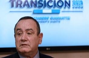 345708_BLU Radio // Alejandro Giammattei // Foto: AFP