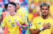 James Rodríguez y Luis Díaz, jugadores de la Selección Colombia