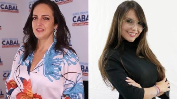 María Fernanda Cabal y Natalia Bedoya. María Fernanda Cabal y Natalia Bedoya.
