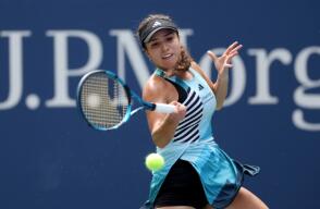 Camila Osorio en partido de primera ronda del US Open 2023