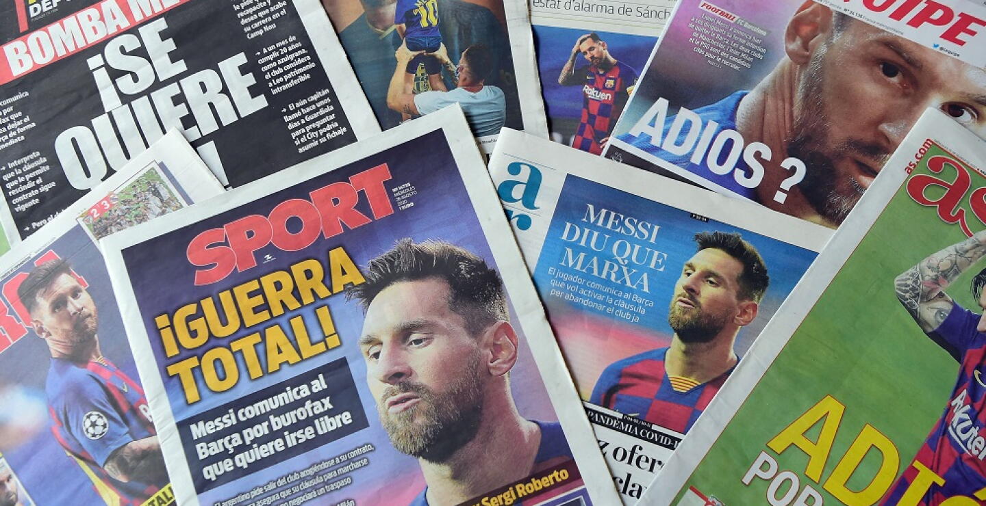 375478_Prensa deportiva. Foto: AFP