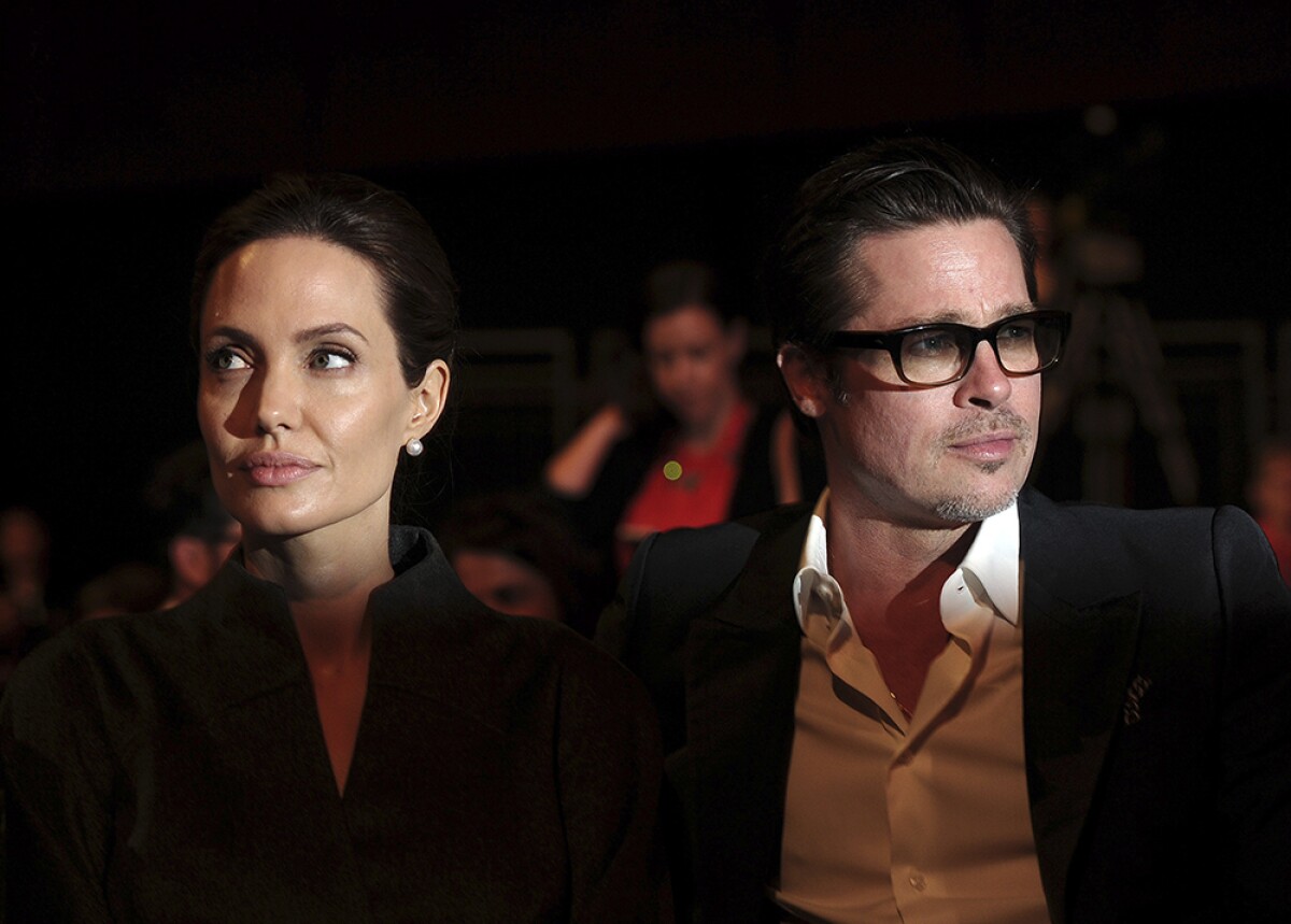 270102_Angelina Jolie y Brad Pitt. Foto: AFP