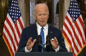 A un año de toma al Capitolio, Biden acusó a Trump de incitar el ataque sentado desde la Casa Blanca