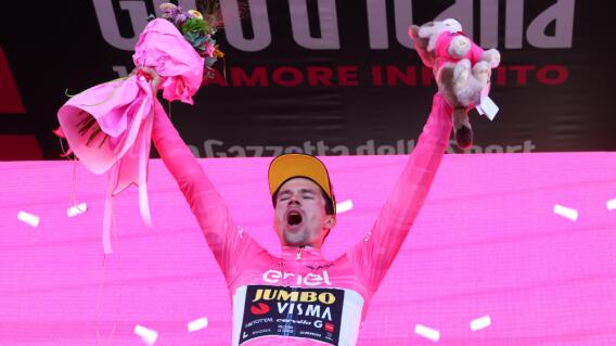 Primoz Roglic, ciclista esloveno del Jumbo Visma, en el Giro de Italia 2023 Primoz Roglic, ciclista esloveno del Jumbo Visma, en el Giro de Italia 2023