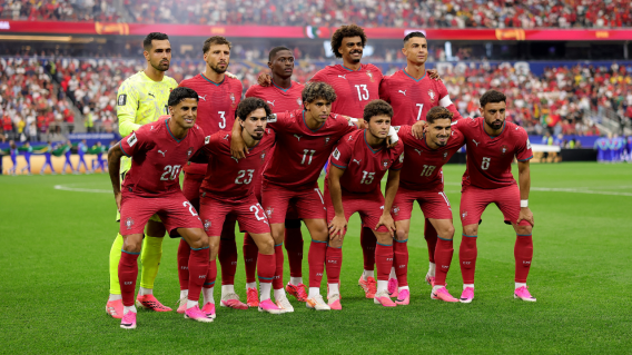 Selección de Portugal vs. Selección de España