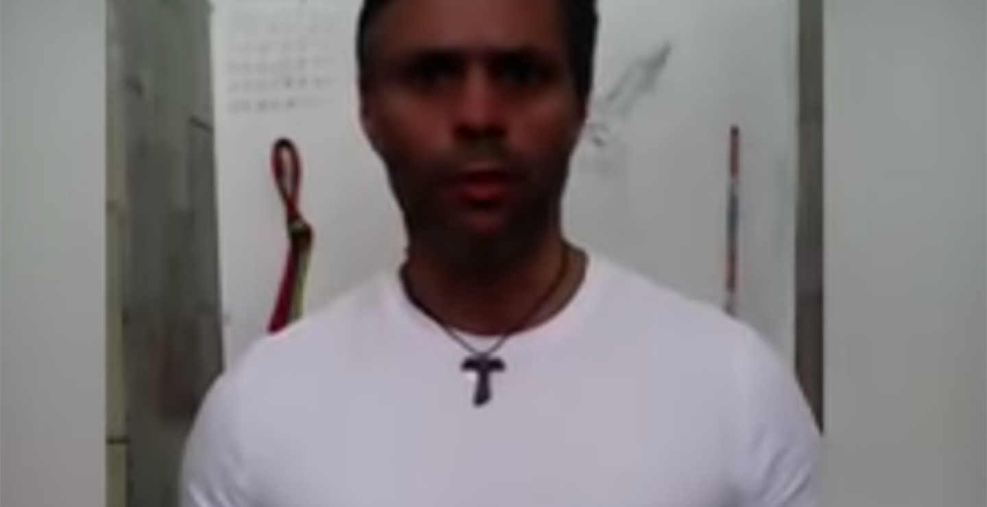 285359_BLU Radio. Leopoldo López / Foto: Twitter @leopoldolopez