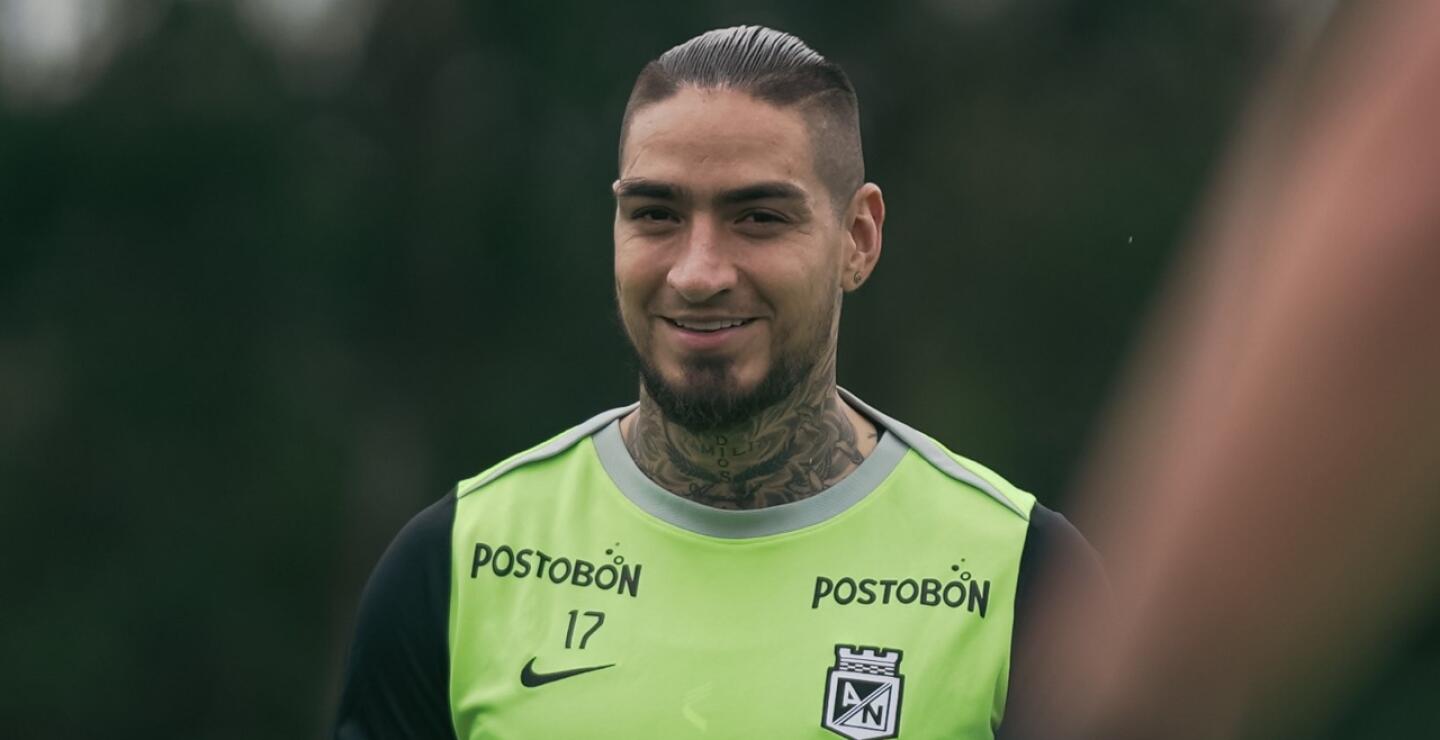 Cristian 'Chicho' Arango, delantero de Atlético Nacional. 