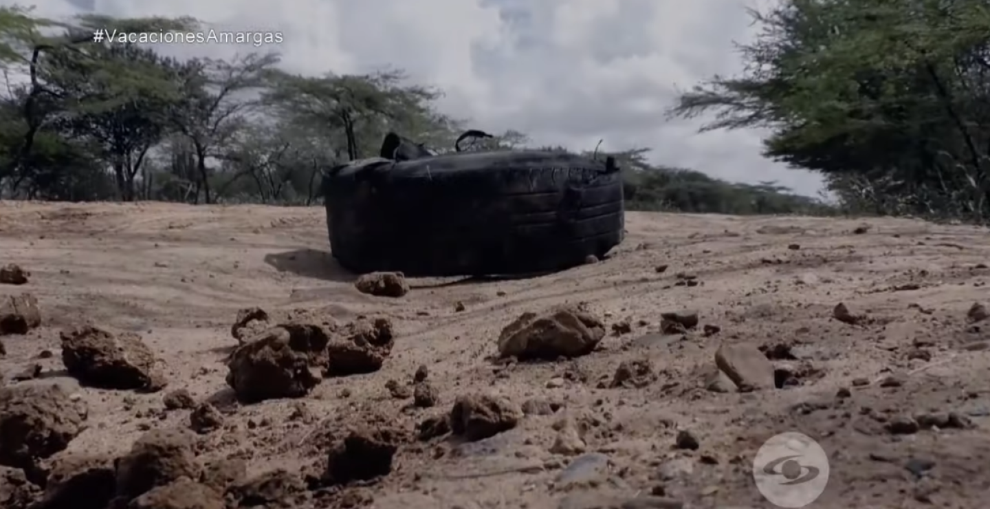 Accidente vial en Cabo de la Vela