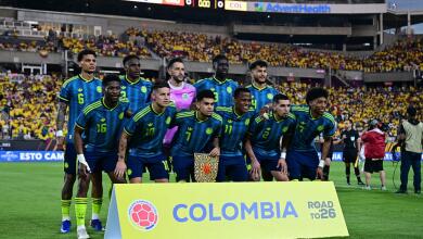 La formación titular de la Selección Colombia contra Croacia en duelo de preparación.
