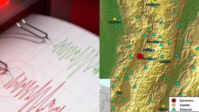 Temblor en Colombia en la madrugada de este miércoles 3 de diciembre: cerca a 4 ciudades principales