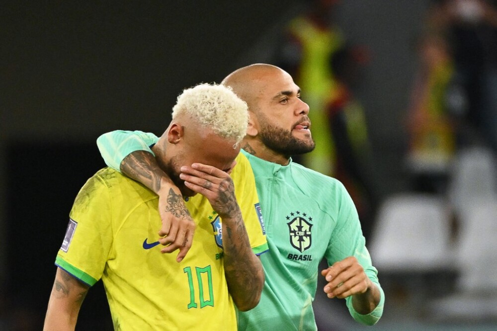 Croacia vs. Brasil, Mundial Qatar 2022, Neymar en llanto