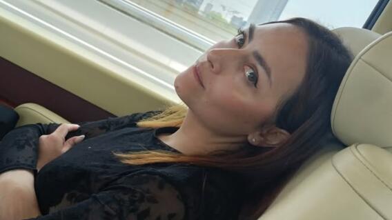 La contratista conocida como Lalis en su viaje a China. 