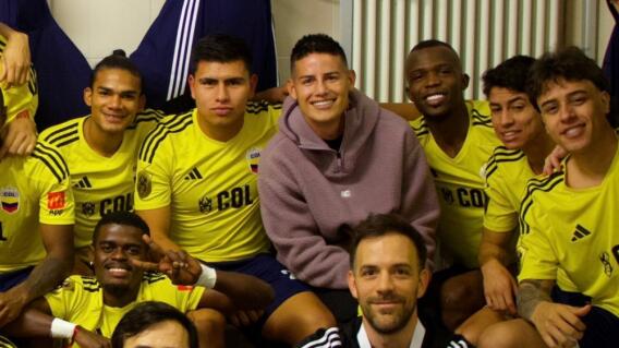 James Rodríguez, jugador colombiano, dijo presente en la Kings League, apoyando a su equipo James Rodríguez, jugador colombiano, dijo presente en la Kings League, apoyando a su equipo