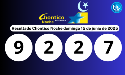 Resultado Chontico Noche domingo 15 de junio de 2025 Resultado Chontico Noche domingo 15 de junio de 2025