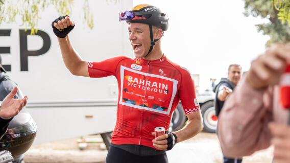 Jhonathan Milan, en el Tour de Croacia. Jhonathan Milan, en el Tour de Croacia.