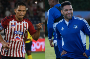Carlos Bacca y Radamel Falcao García.