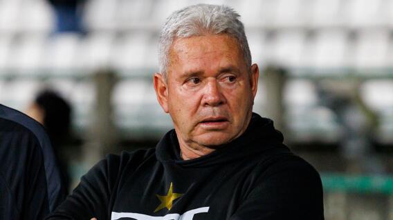 Hernán Darío Herrera, técnico del Once Caldas. 