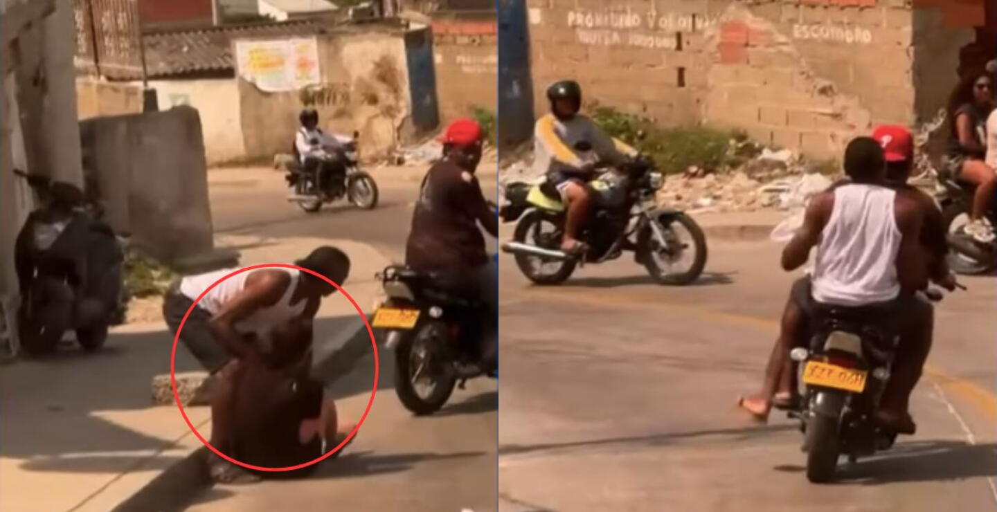 Video de violento robo a turista extranjera en Cartagena: señalado detenido sería menor de edad