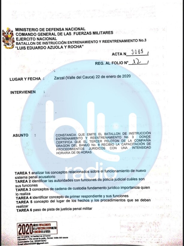 Documentos exclusivos BLU Radio