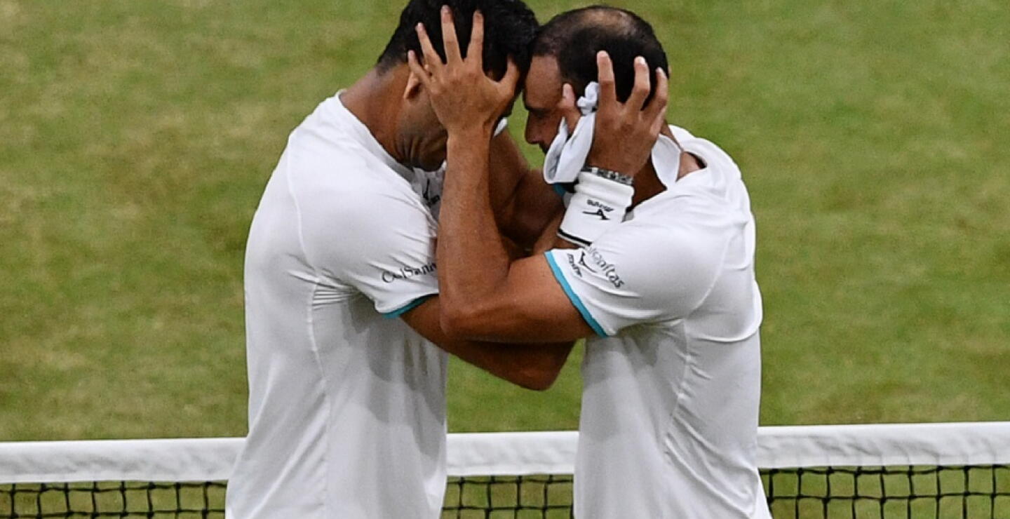 338783_BLU Radio. Juan Sebastián Cabal y Robert Farah / Foto: AFP