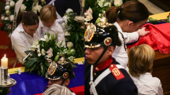 Hijo de Miguel Uribe Turbay llega con María Claudia Tarazona al Capitolio - NoticiasCaracol