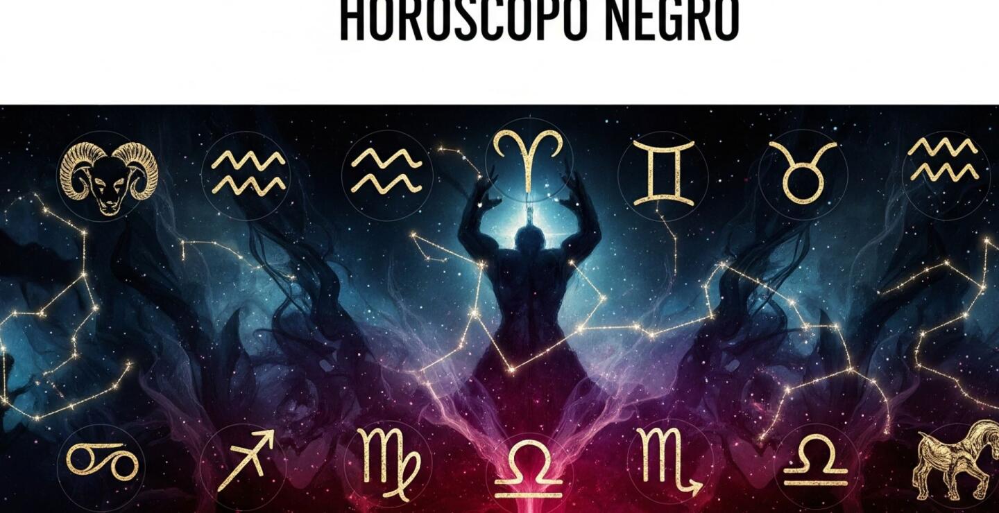 Imagen referencial del horóscopo negro