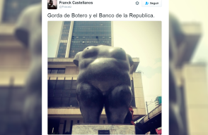 268304_Escultura de Fernando Botero / Foto: @Fracoiz en Twitter