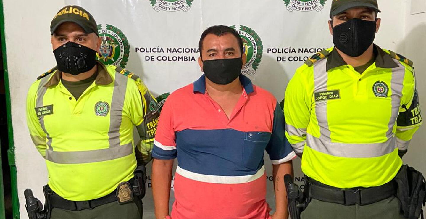 368710_BLU Radio // Conductor capturado en vías del Atlántico // Foto: Policía Nacional